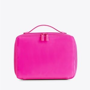 BÉIS The Cosmetic Case in Barbie Pink New Sealed NWT